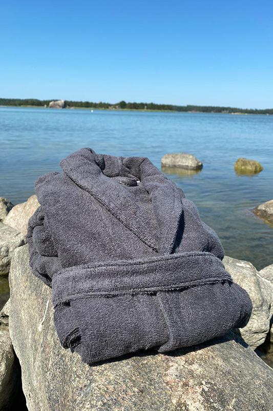 ARKI kylpytakki ANTHRACITE GREY M- koko