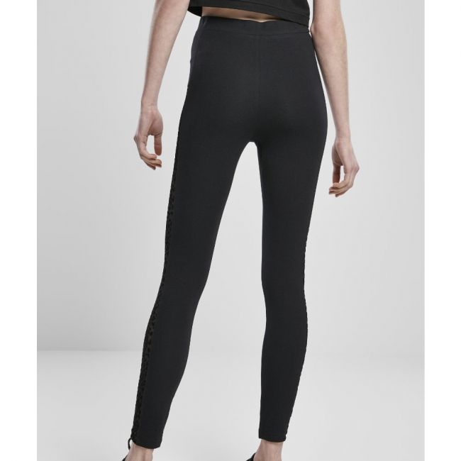 LEGGINSIT - Flock Lace Stripe Leggings - URBAN CLASSICS