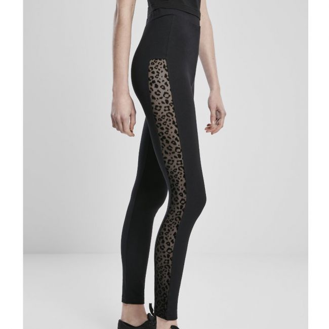 LEGGINSIT - Flock Lace Stripe Leggings - URBAN CLASSICS