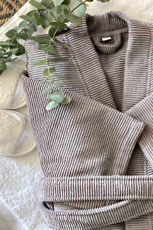 KAARNA kylpytakki PEARL GREY XL- koko