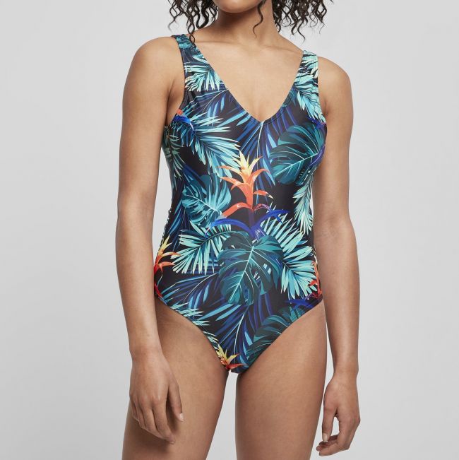 UIMAPUKU - High Leg Pattern vriesea black