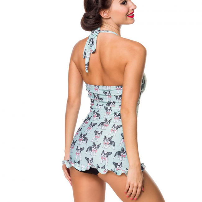 UIMAPUKU - Vintage Badeanzug BOSTON TERRIER (46)