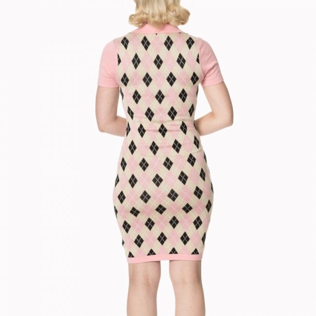 MEKKO - THE HIGH LIFE KNIT DRESS pink