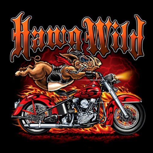 HIHATON PAITA MUSTA - HAWG WILD BIKE (784)