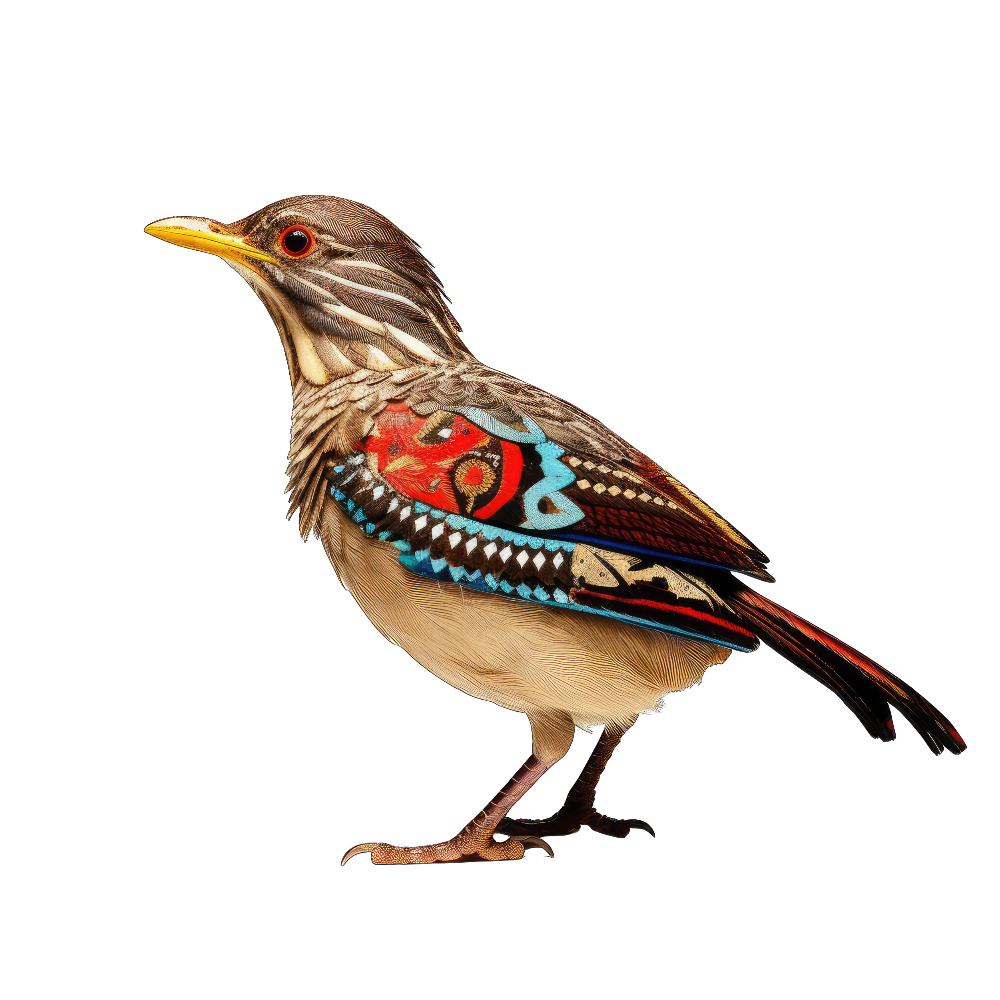 Aztec thrush bird 1- paitakuva