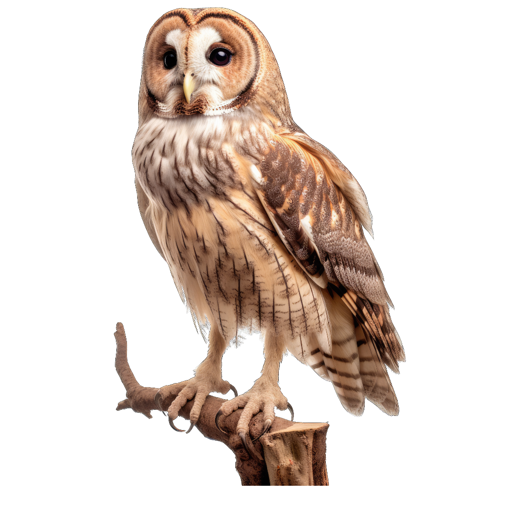 Barred owl bird 1- paitakuva