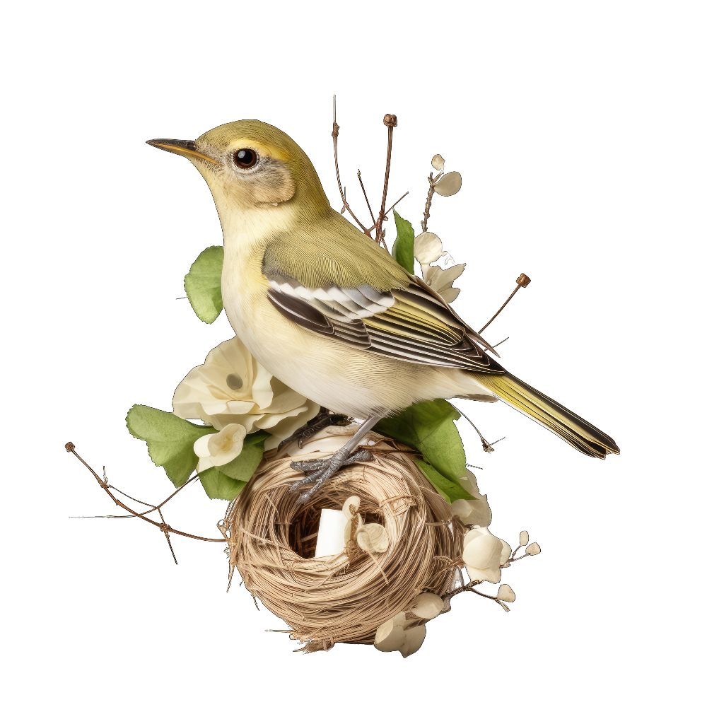 Bells vireo bird 1- paitakuva