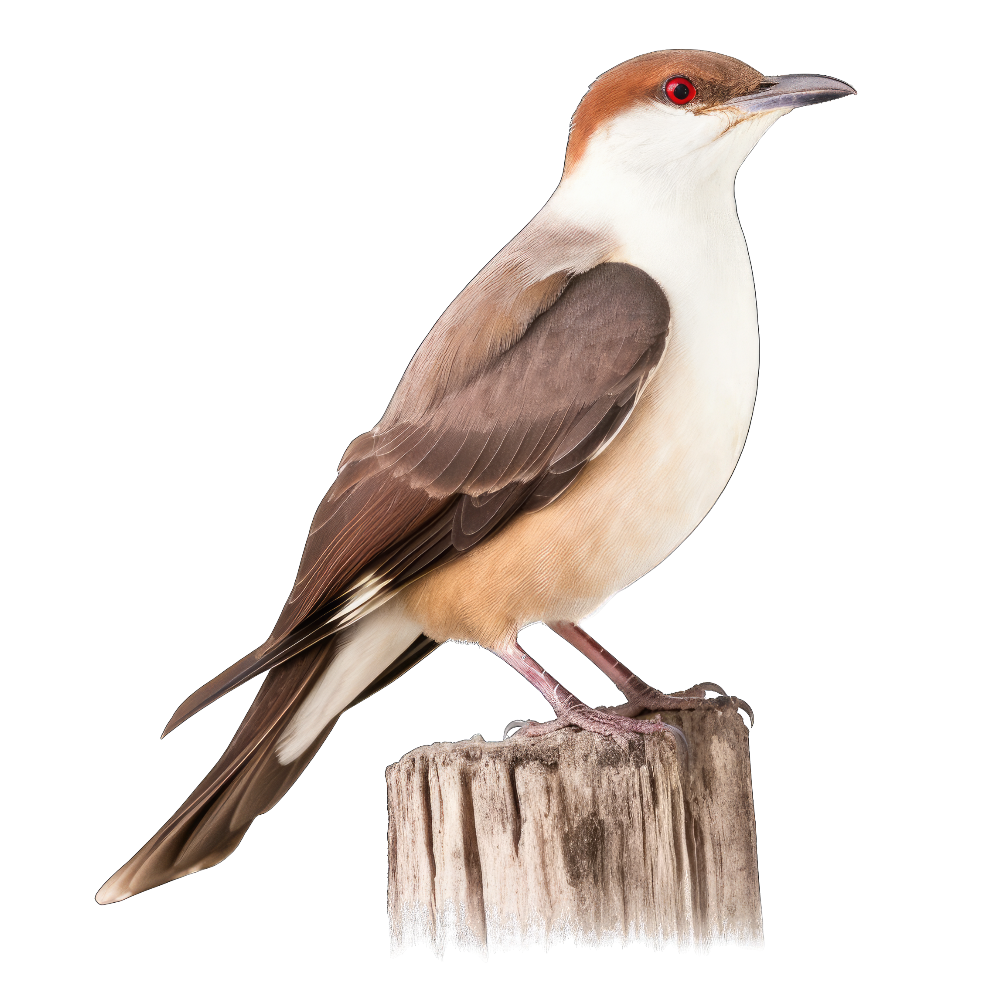 Black-billed cuckoo bird 1- paitakuva