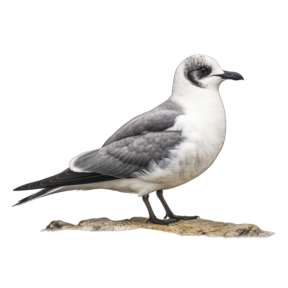 Black-legged kittiwake bird 1- paitakuva