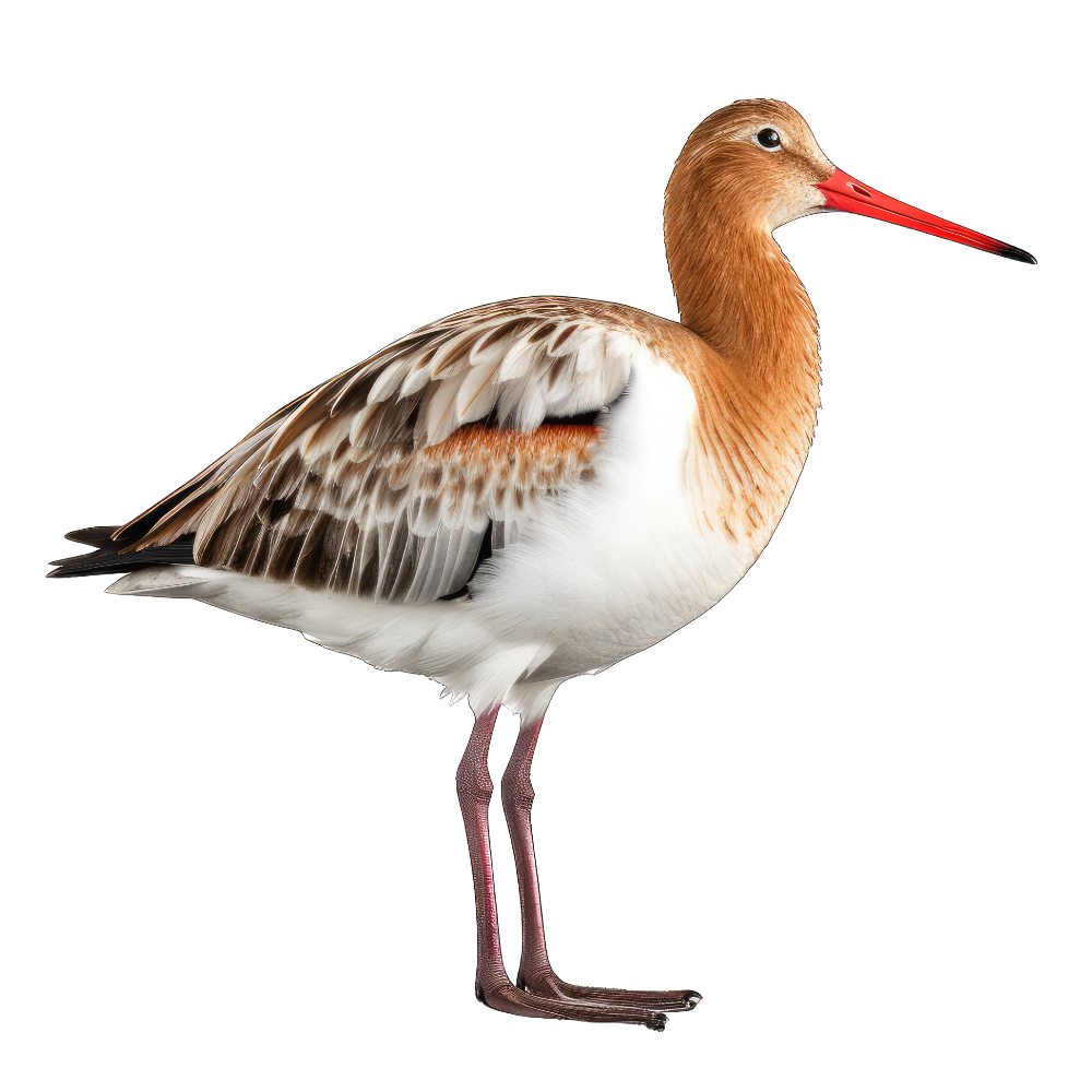 Black-tailed godwit bird 1- paitakuva
