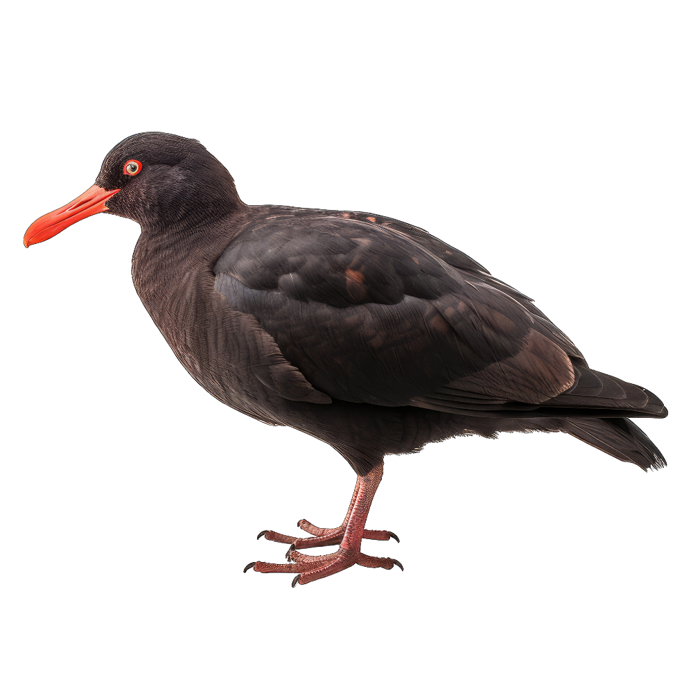 Black oystercatcher bird 1- paitakuva