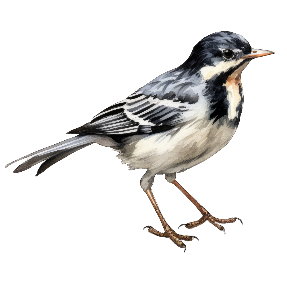 Blackpoll warbler bird 2- paitakuva
