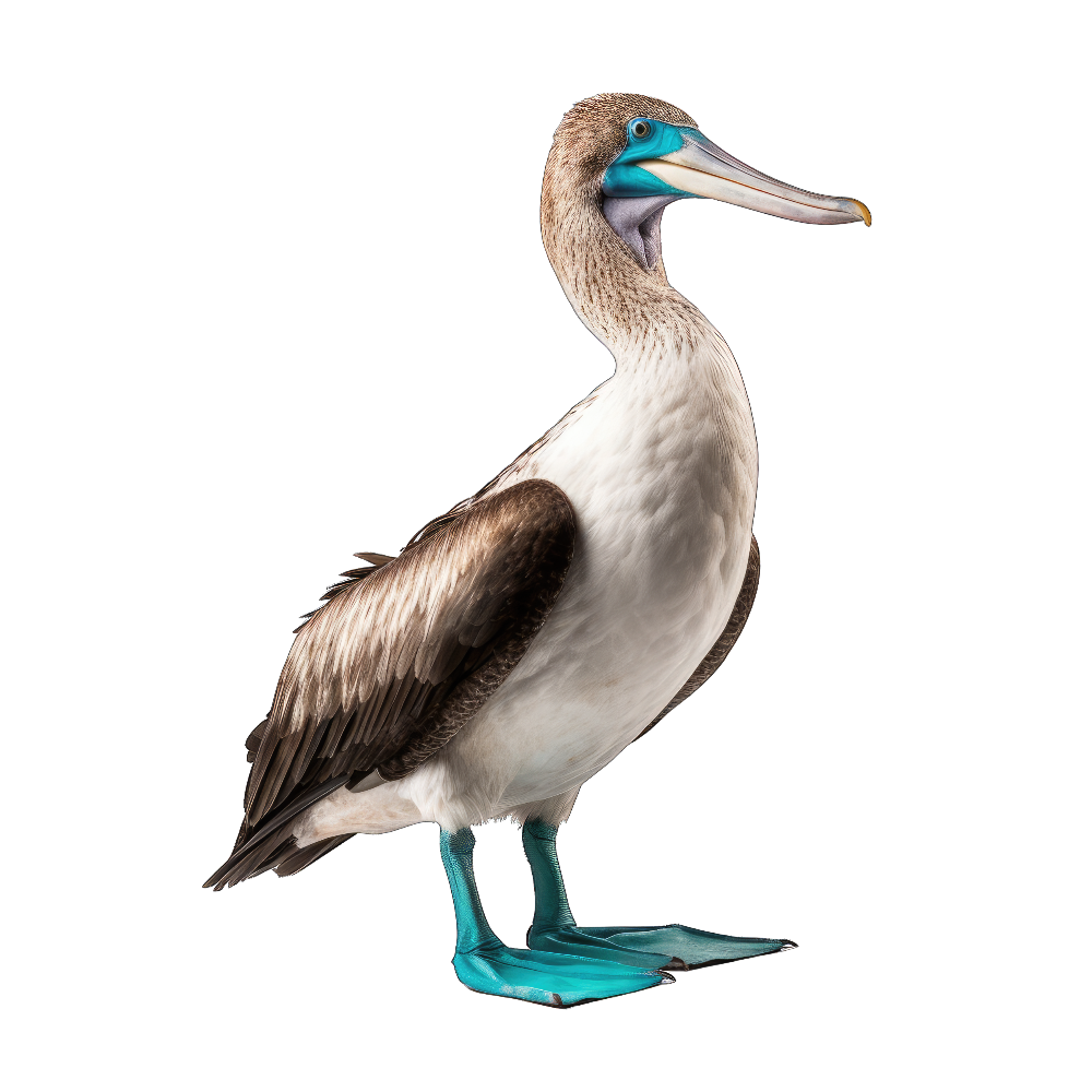 Blue-footed booby bird 1- paitakuva