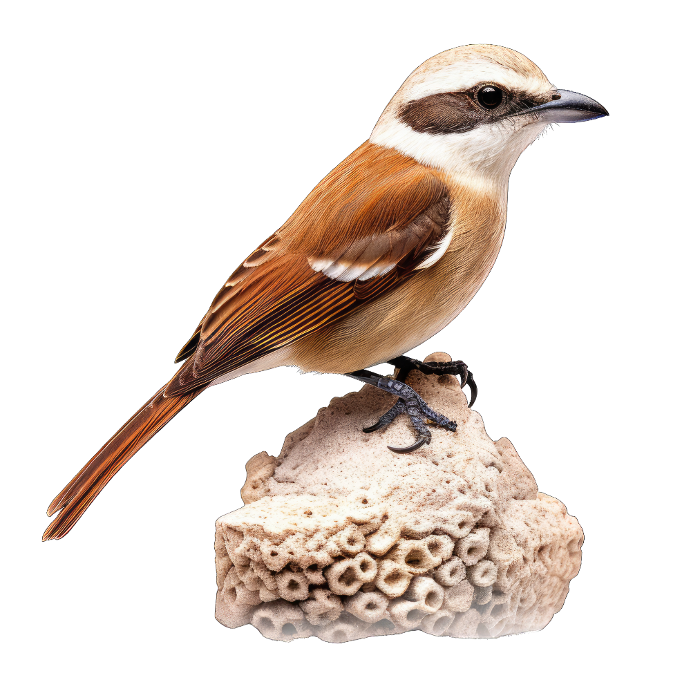 Brown shrike bird 1- paitakuva