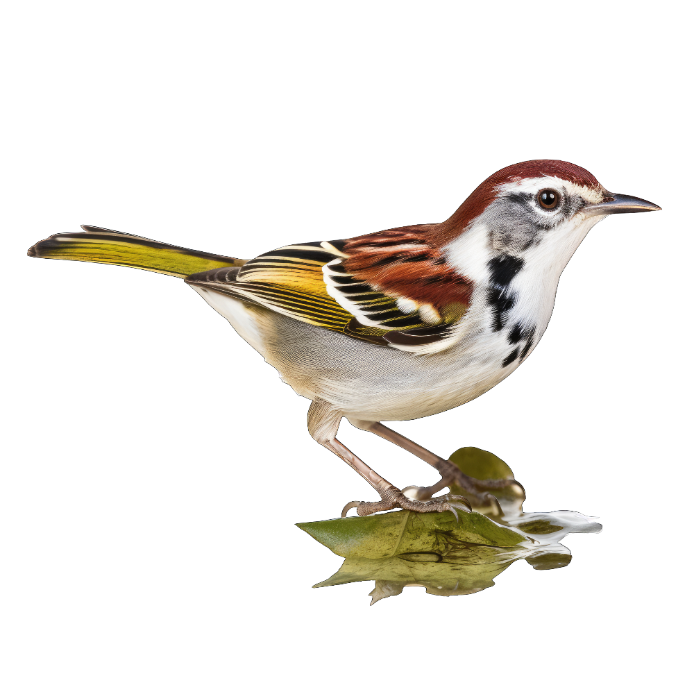 Chestnut-sided warbler bird 1- paitakuva