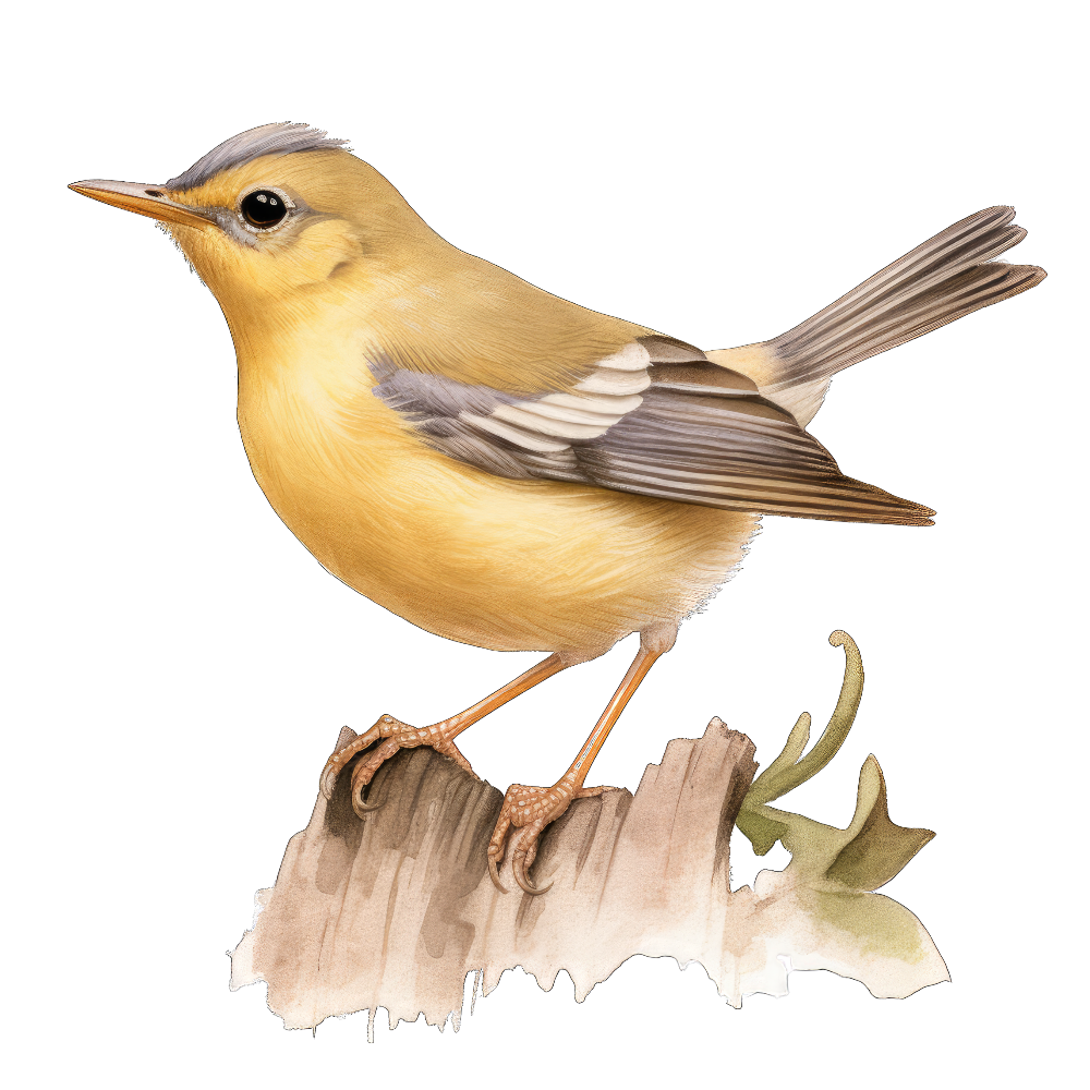 Colima warbler bird 1- paitakuva