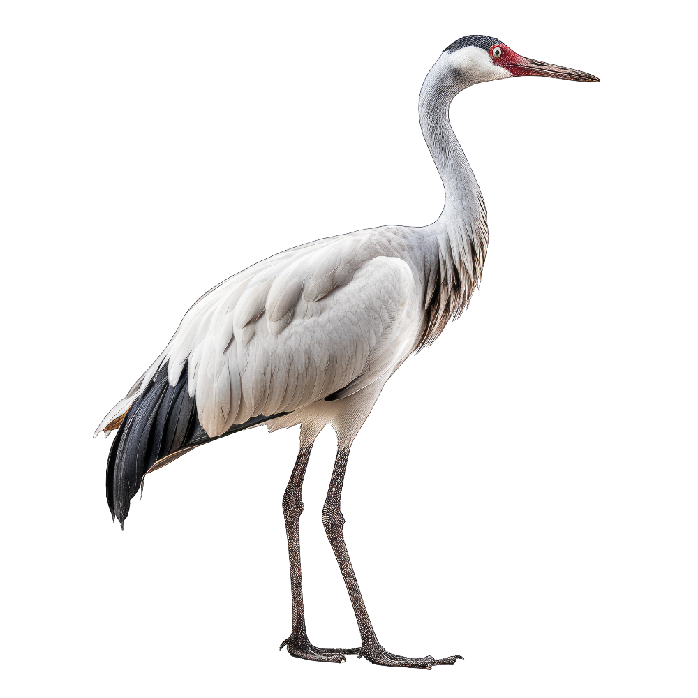 Common crane bird 1- paitakuva