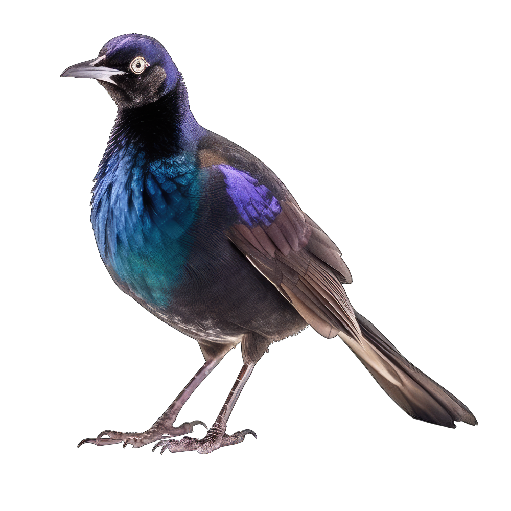 Common grackle bird 1- paitakuva
