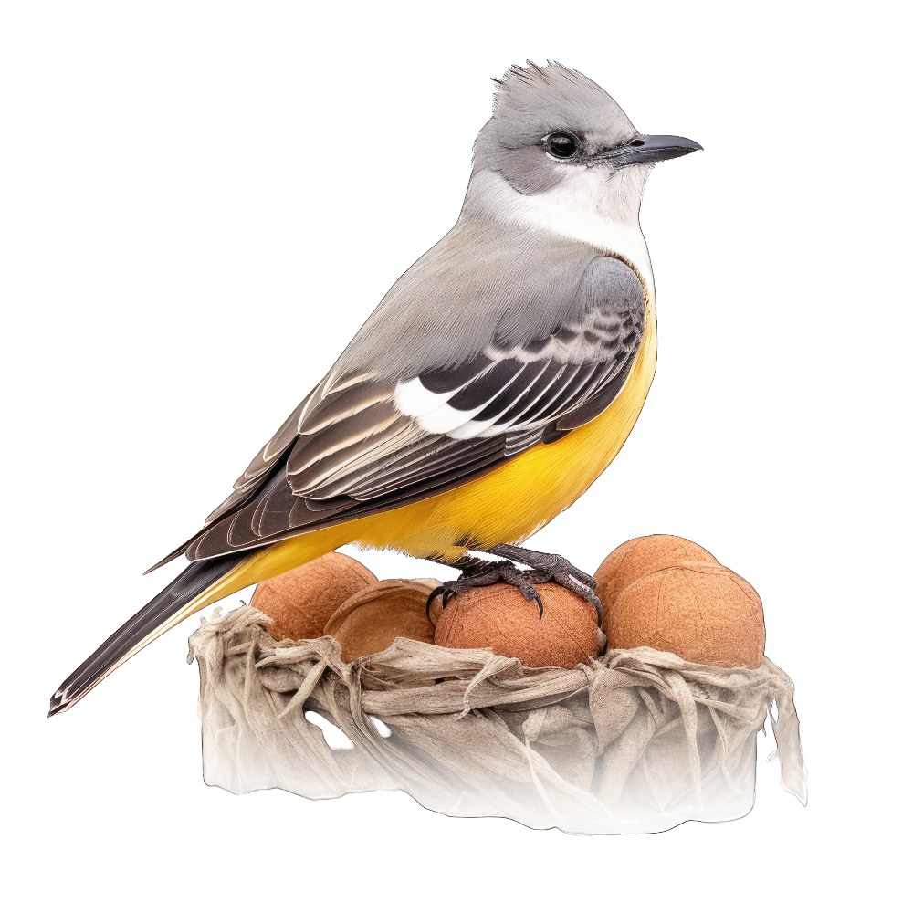 Couchs kingbird bird 1- paitakuva