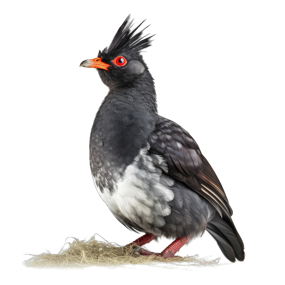 Crested auklet bird 1- paitakuva