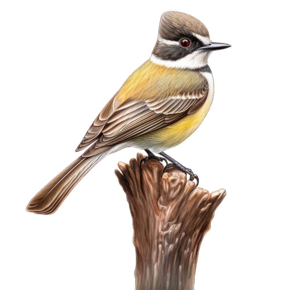 Dusky-capped flycatcher bird 1- paitakuva