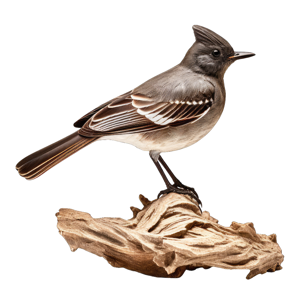 Dusky flycatcher bird 1- paitakuva