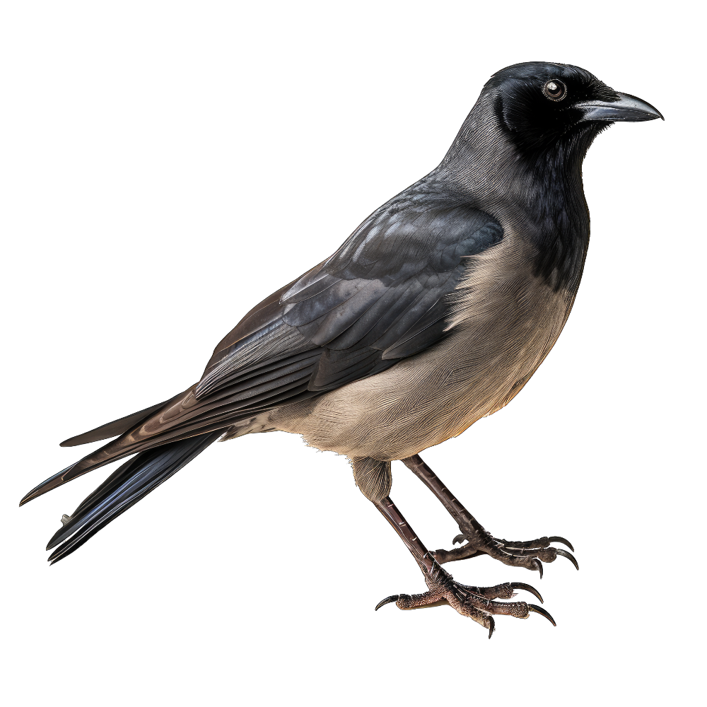 Eurasian jackdaw bird 1- paitakuva