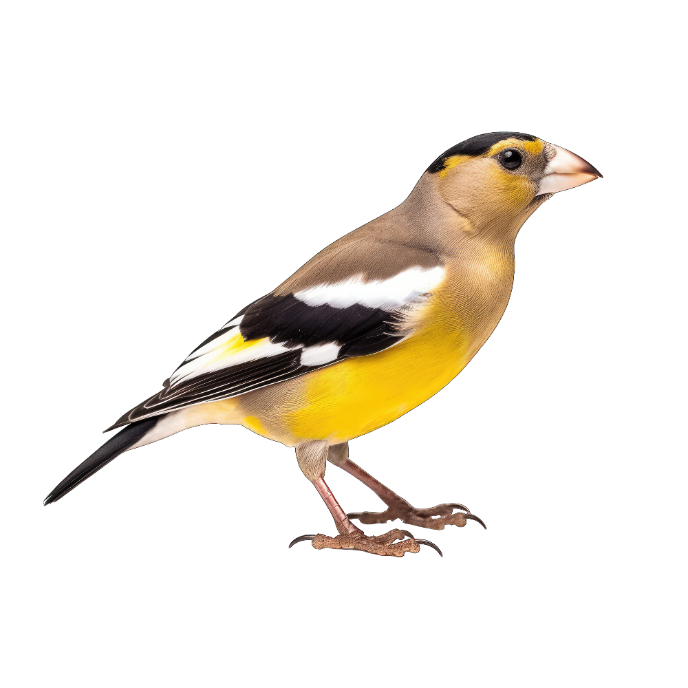 Evening grosbeak bird 1- paitakuva