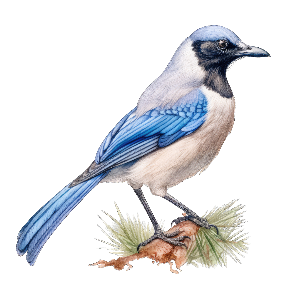 Florida scrub-jay bird 1- paitakuva