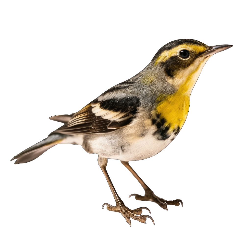 Golden-cheeked warbler bird 1- paitakuva
