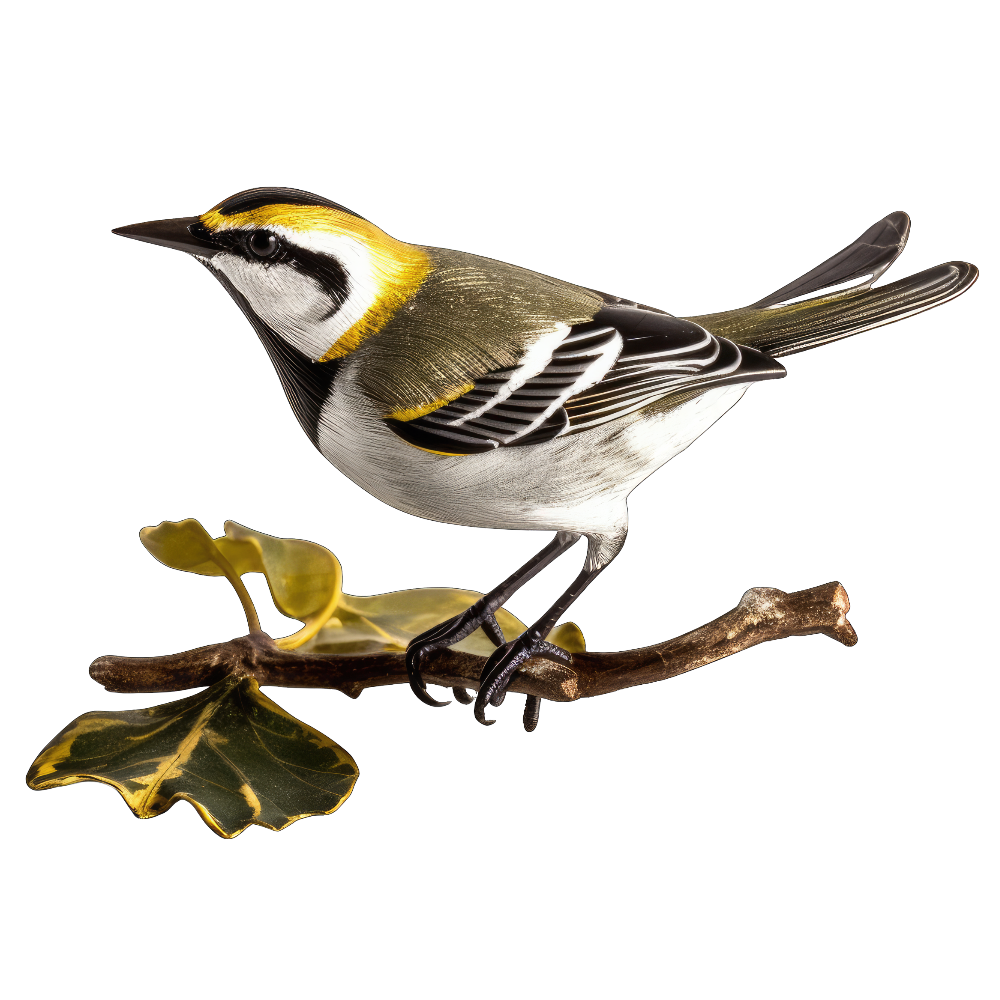 Golden-winged warbler bird 1- paitakuva