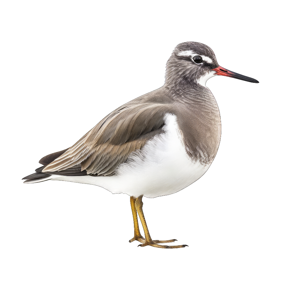 Gray-tailed tattler bird 1- paitakuva