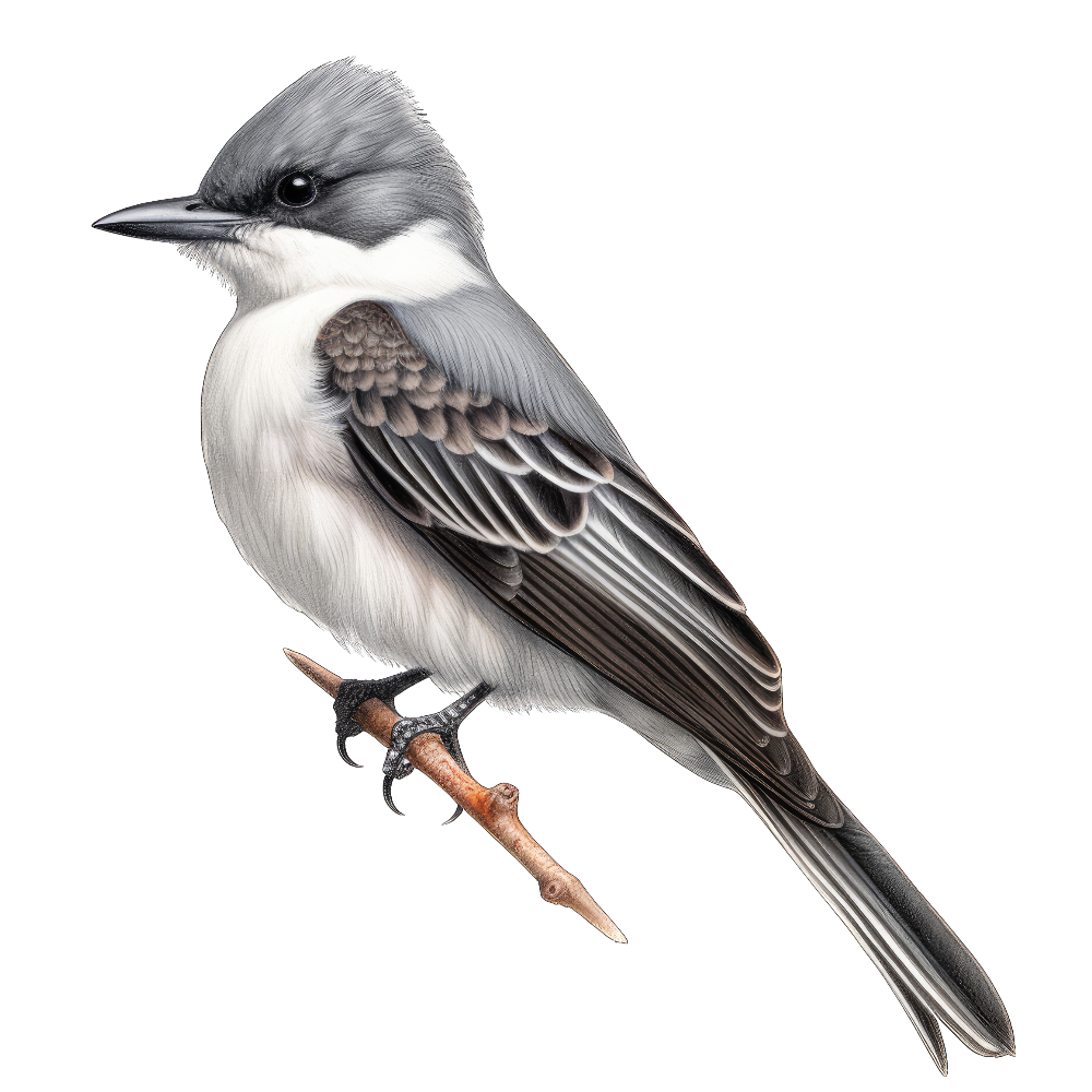 Gray kingbird bird 1- paitakuva