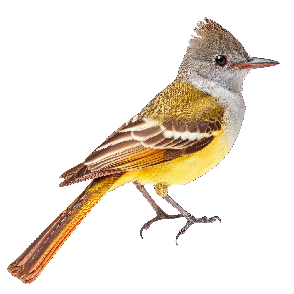 Great crested flycatcher bird - paitakuva