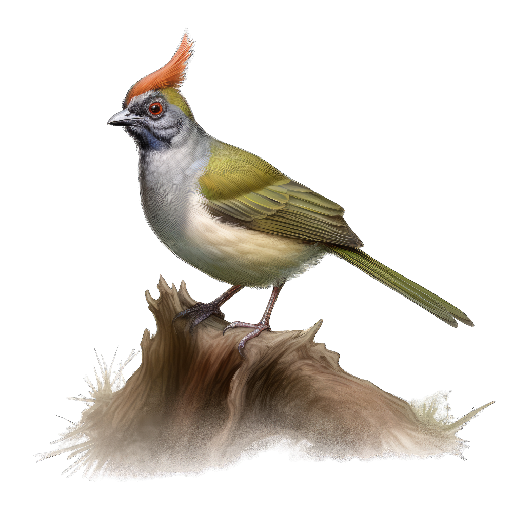 Green-tailed towhee bird 1- paitakuva