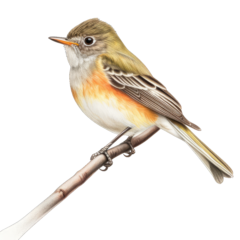 Hammonds flycatcher bird- paitakuva