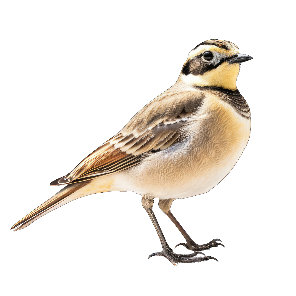 Horned lark bird 1- paitakuva