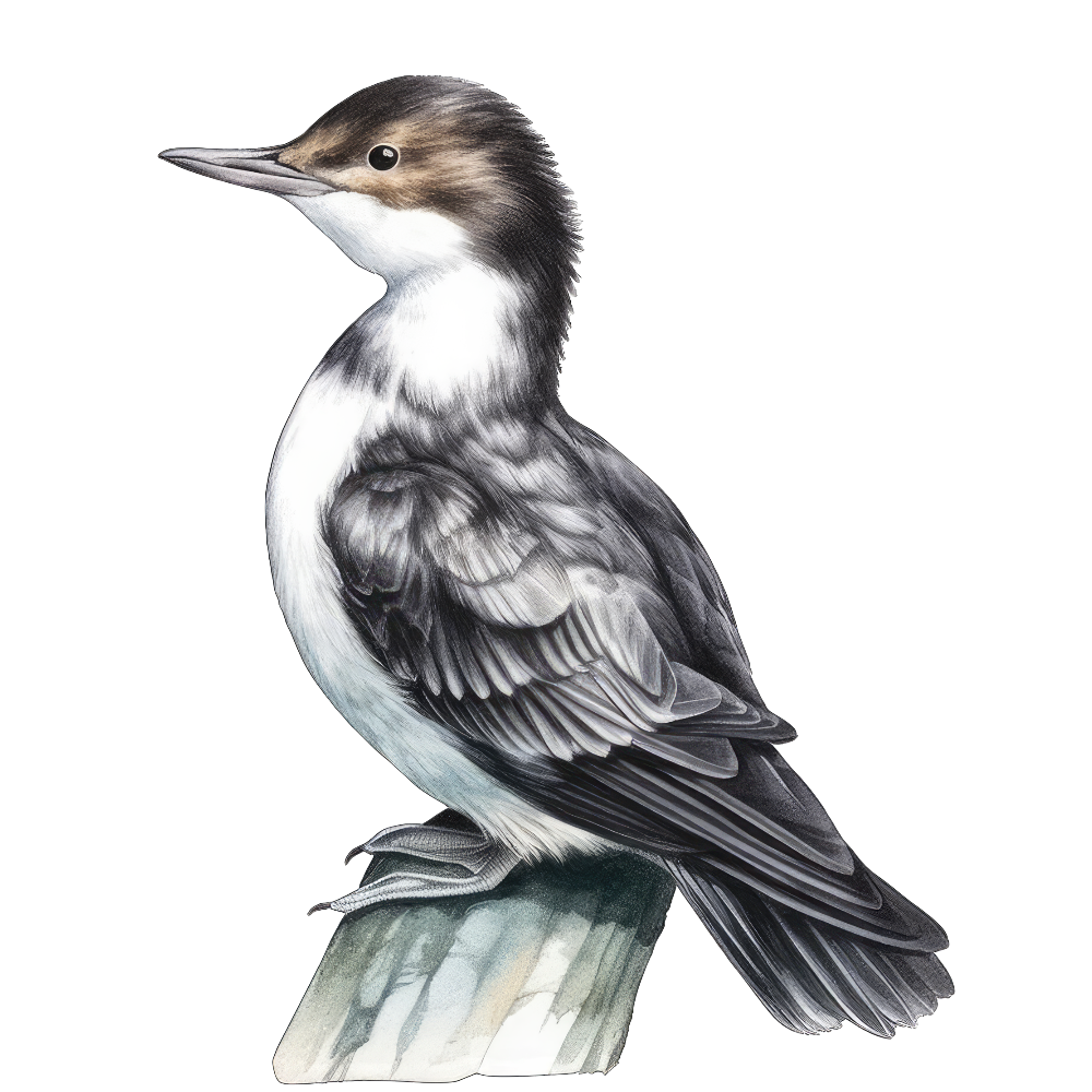 Marbled murrelet bird 2- paitakuva