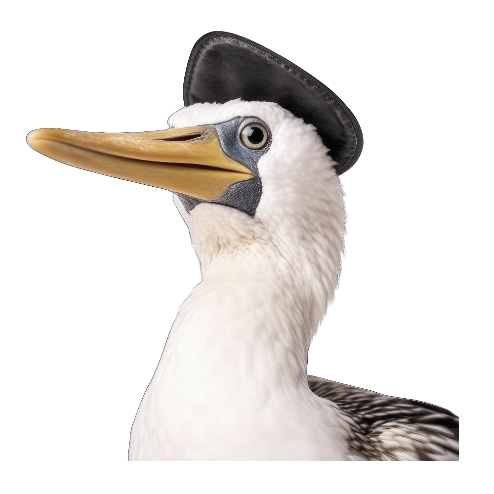 Masked booby bird 1- paitakuva