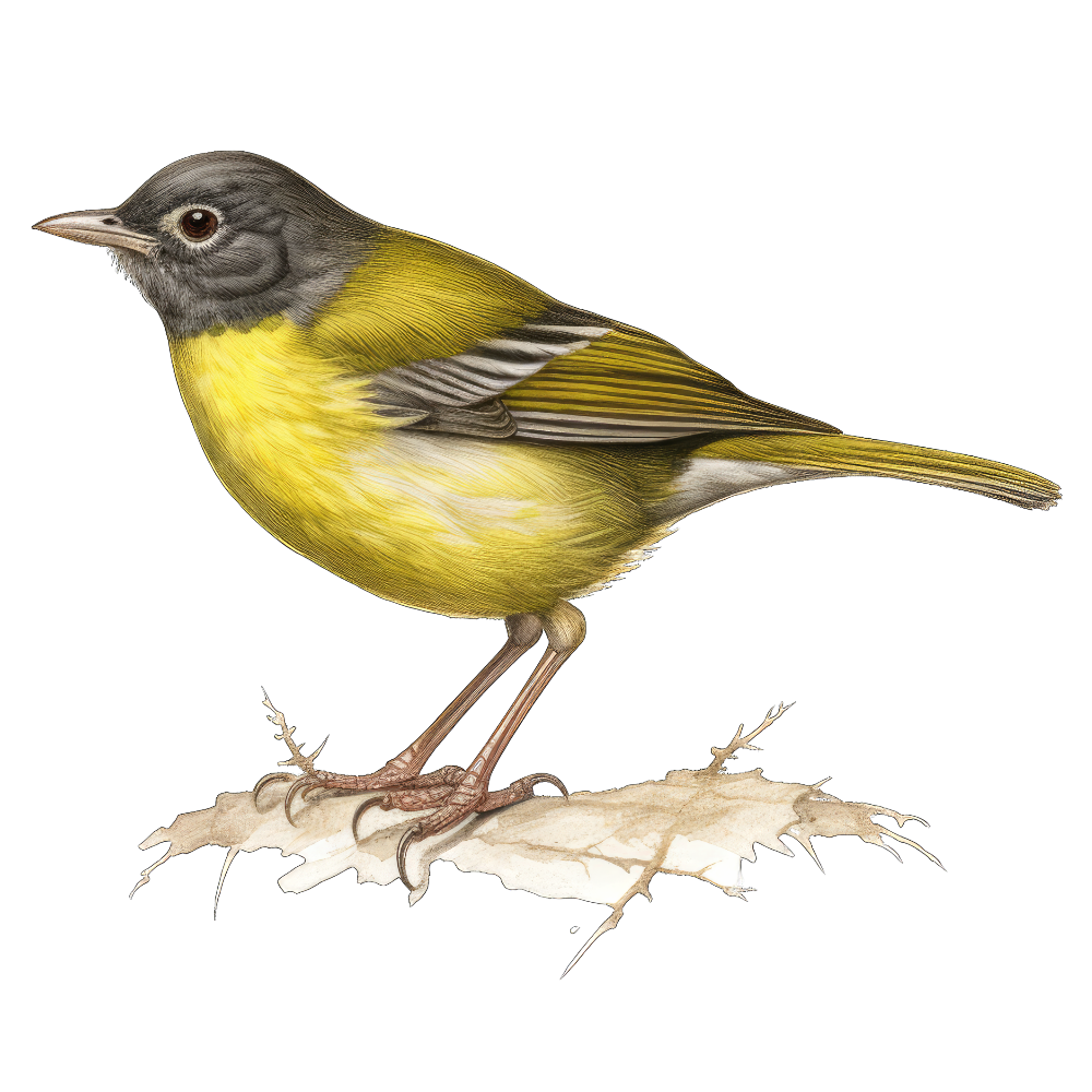 Mourning warbler bird 2- paitakuva