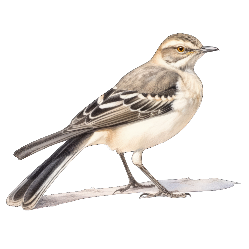 Northern mockingbird bird 1- paitakuva