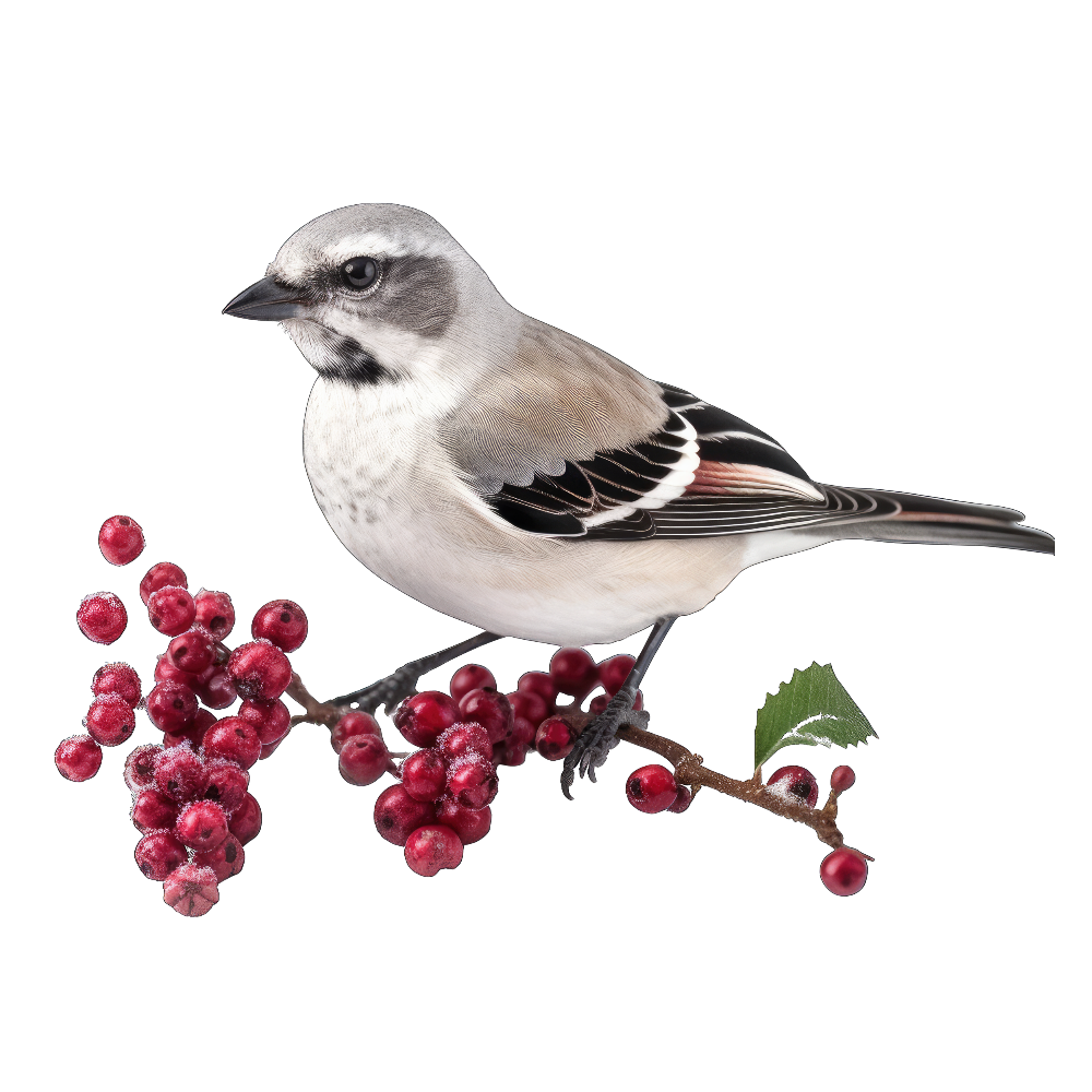 Northern shrike bird 1- paitakuva