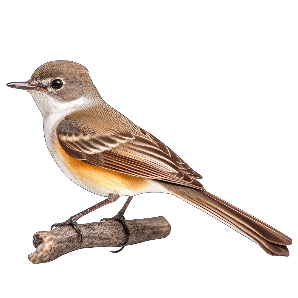 Nuttings flycatcher bird 1- paitakuva