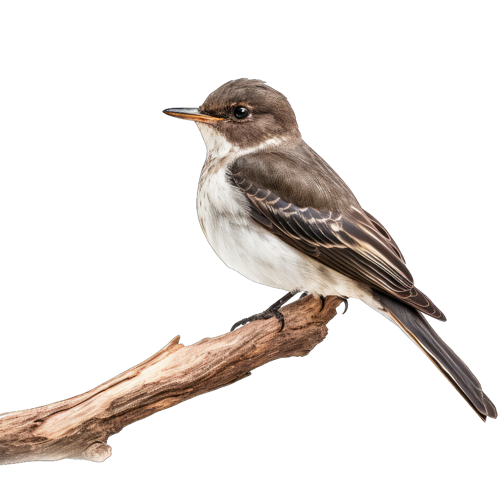 Olive-sided flycatcher bird 1- paitakuva