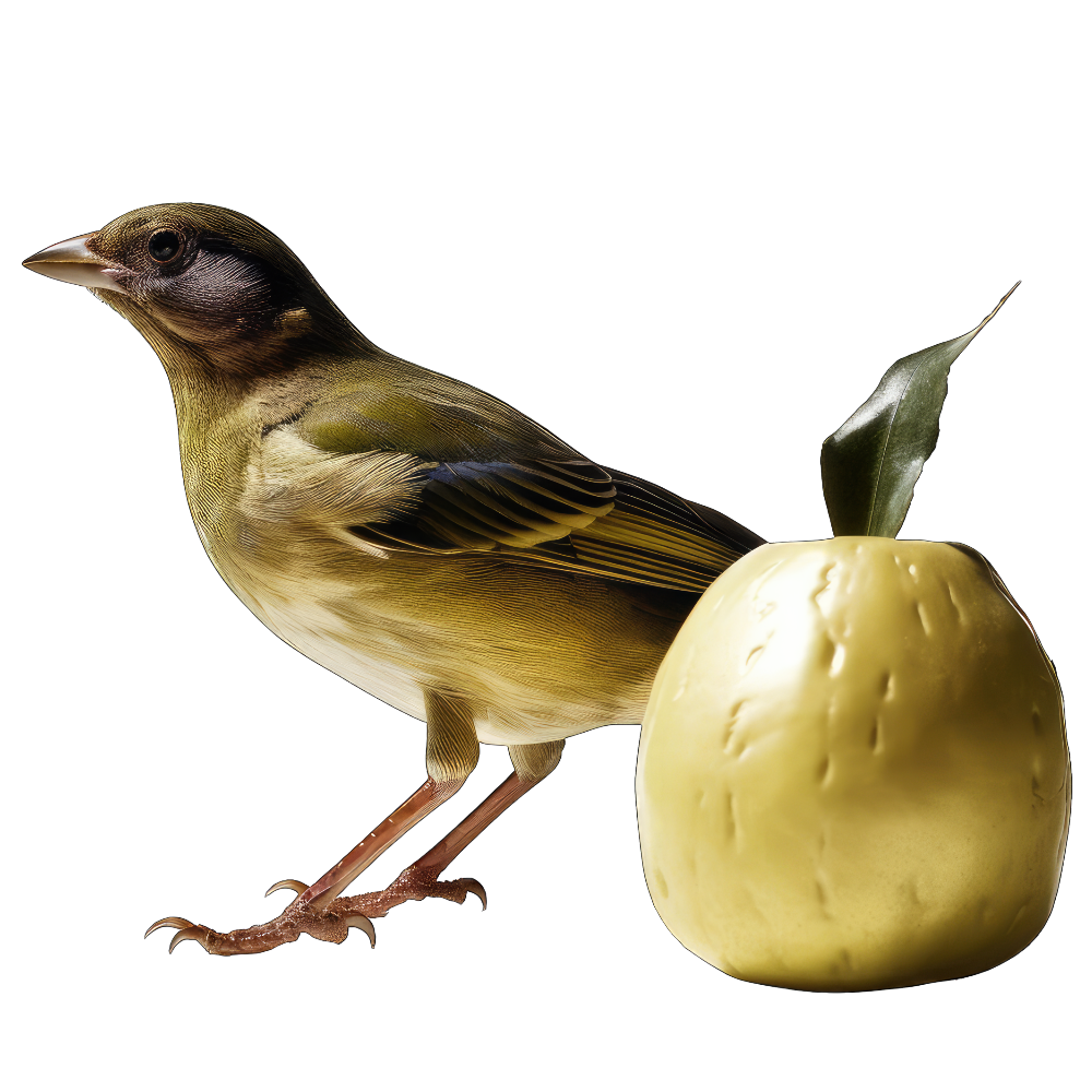 Olive sparrow bird 2- paitakuva