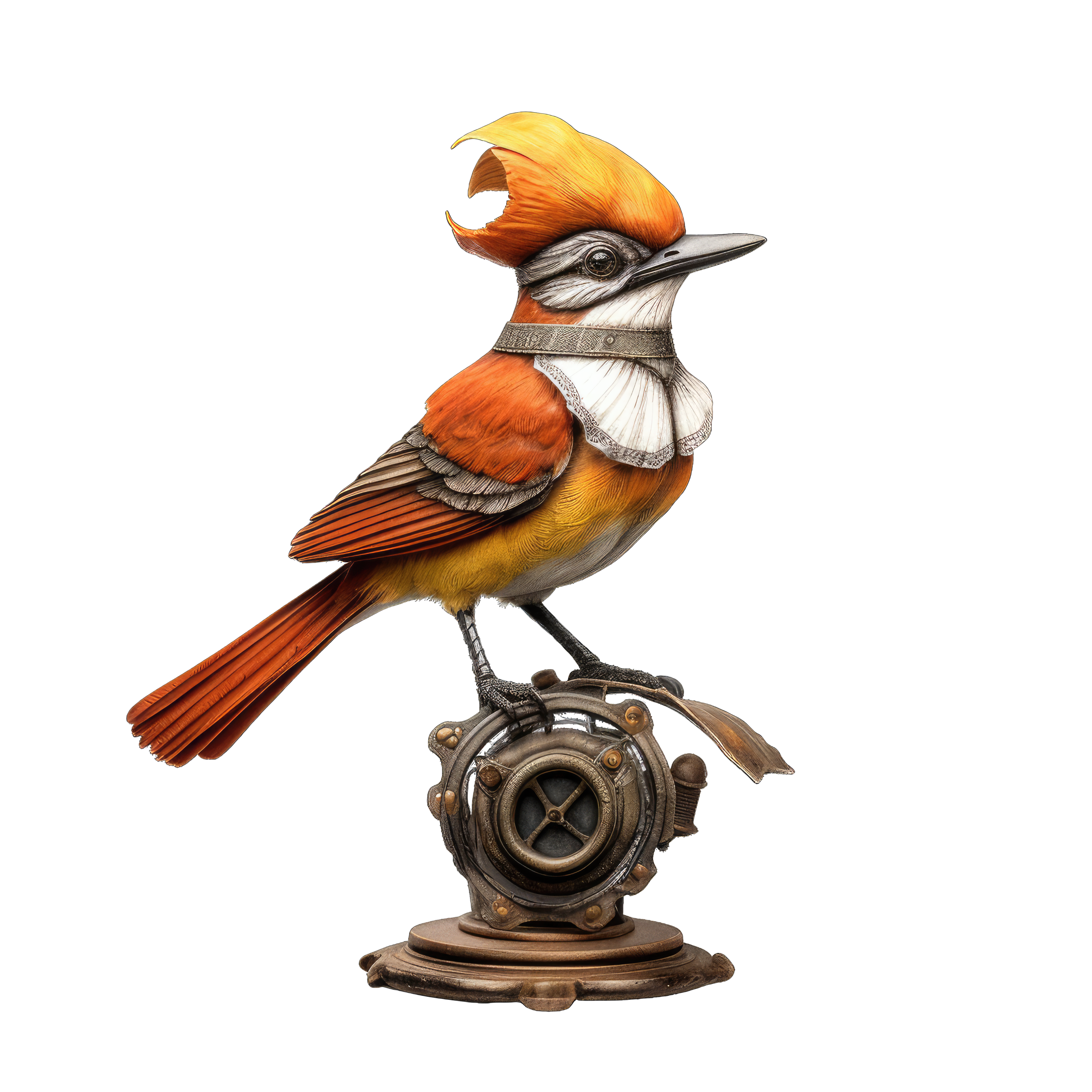 Piratic flycatcher bird 1- paitakuva