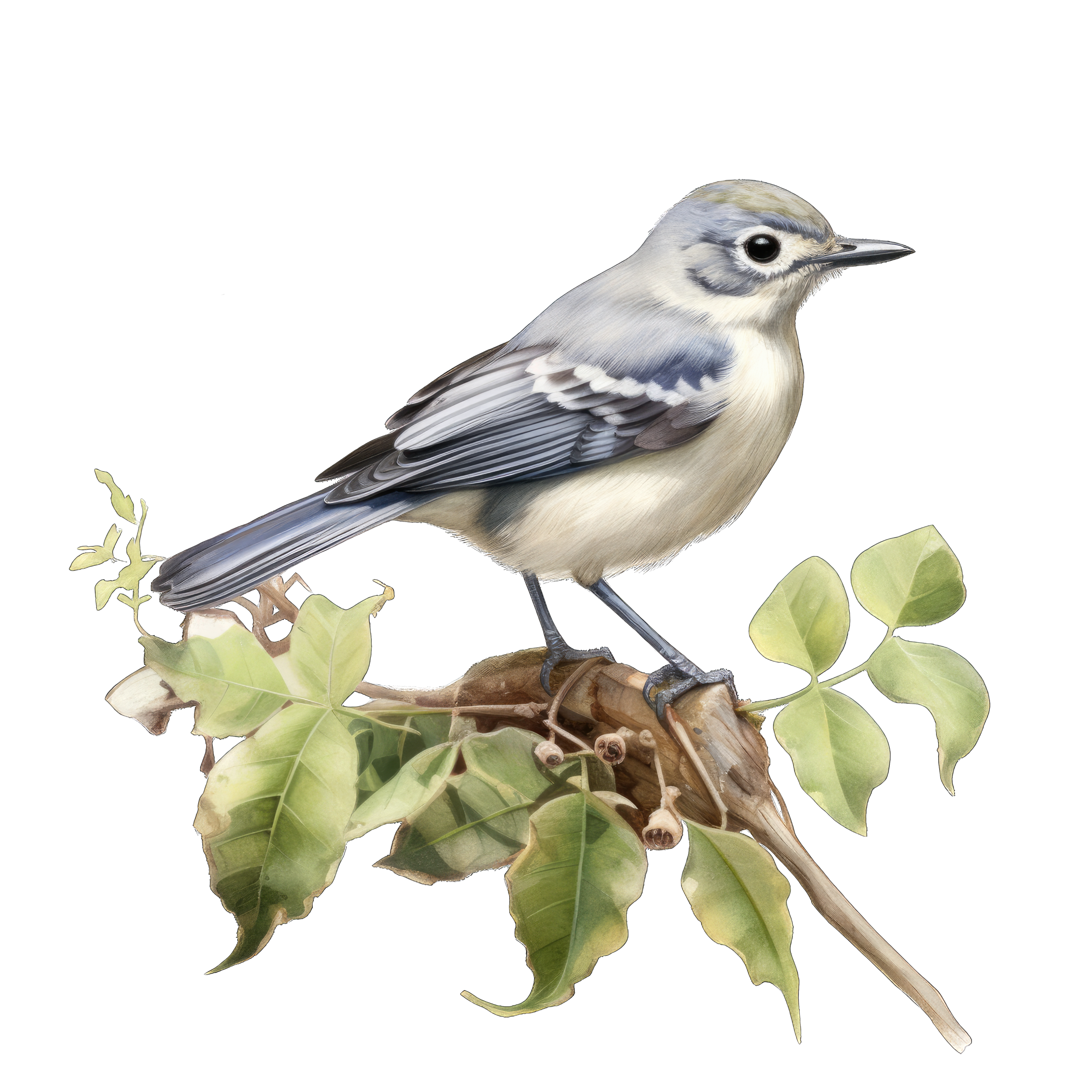 Plumbeous vireo bird 1- paitakuva