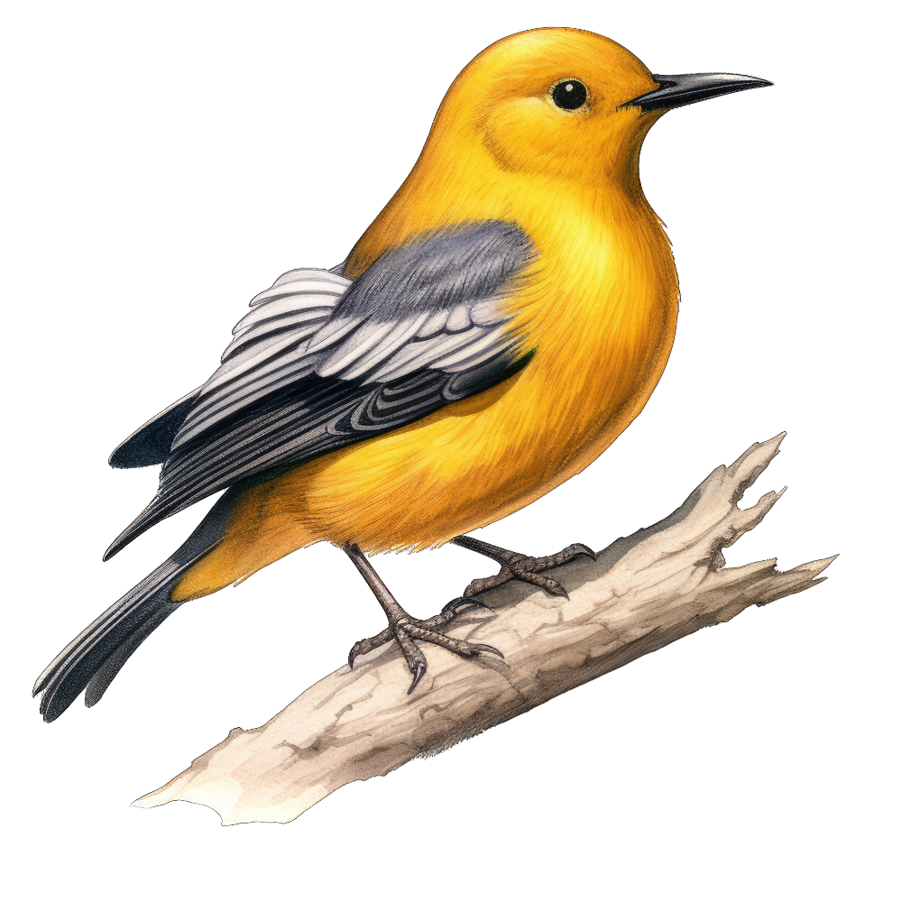 Prothonotary warbler bird 1- paitakuva