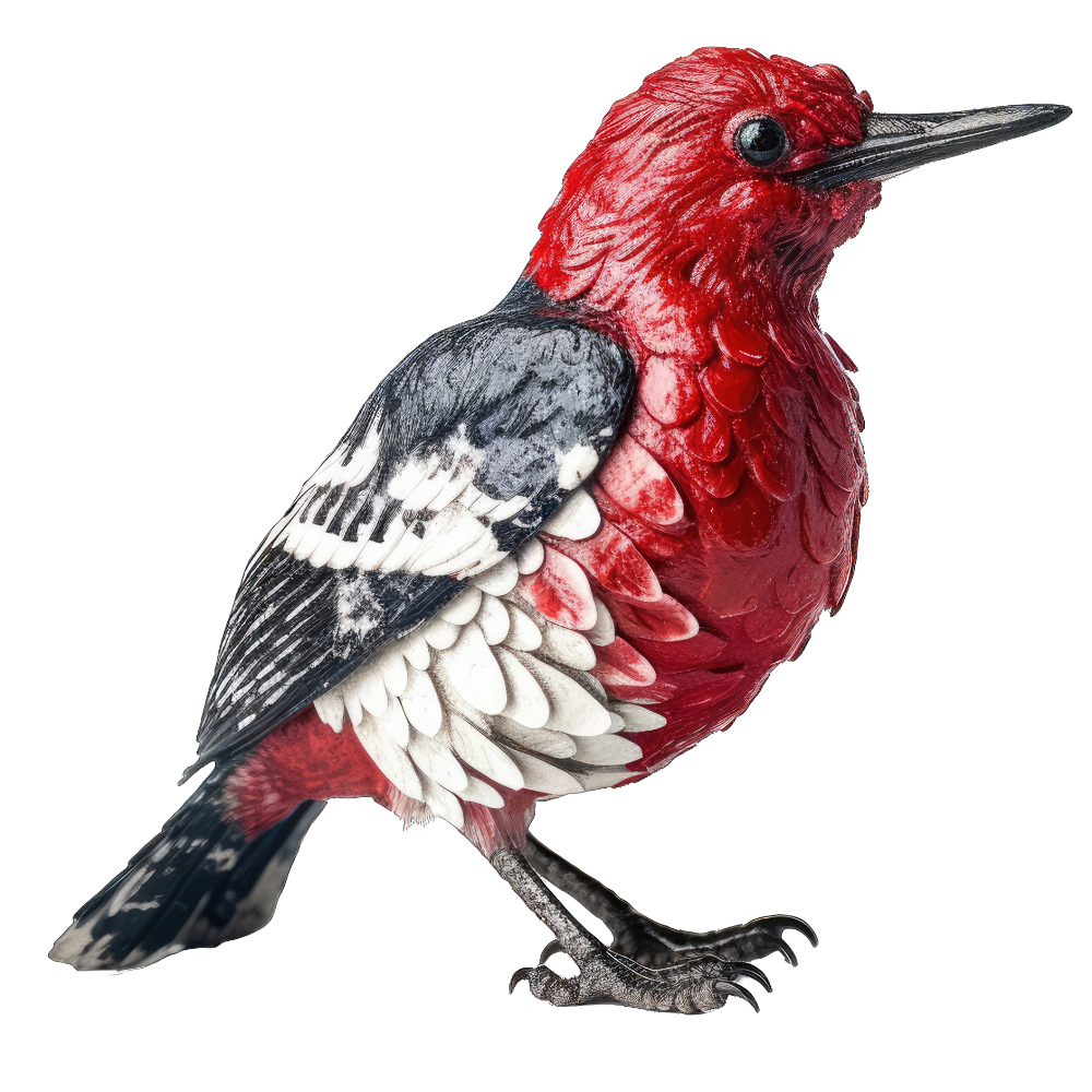 Red-breasted sapsucker bird 1- paitakuva