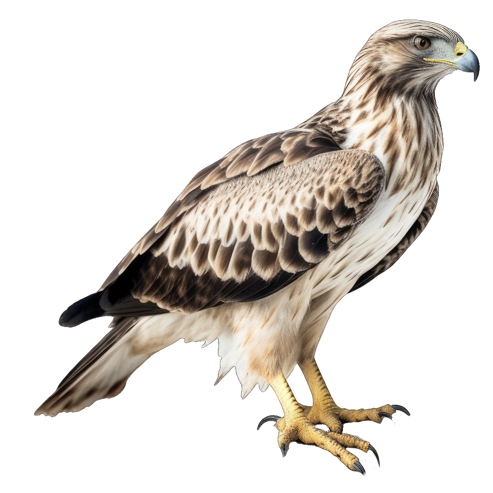 Rough-legged hawk bird 1- paitakuva